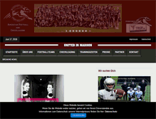 Tablet Screenshot of greyhounds-football.com